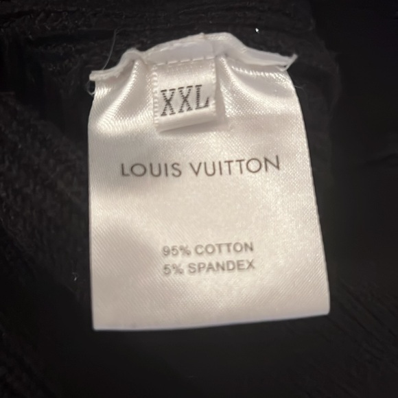 Louis Vuitton Black XXL Cotton Sweater - Picture 7 of 9